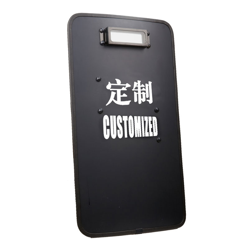 China NIJ IIIA /III /IV Handheld Defense Shield with Black